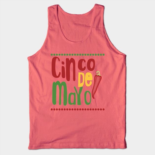 Cinco de Mayo Tank Top by PeppermintClover